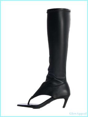 Women's Thong Sandals Open Toe Knee High Kitten Heels Sandal Boots